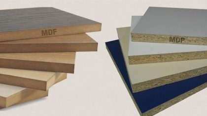 MDP é um aglomerado de madeiras com diferenças em relação ao MDF